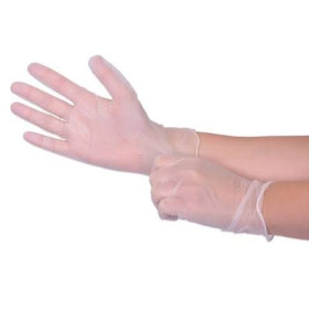 Vinyl Hand Larg Glove 100P