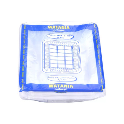 Disposable No. 03 Plastic Plate 50P