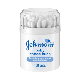 Johnson & Johnson Cotton Ear Buds, 100 pcs