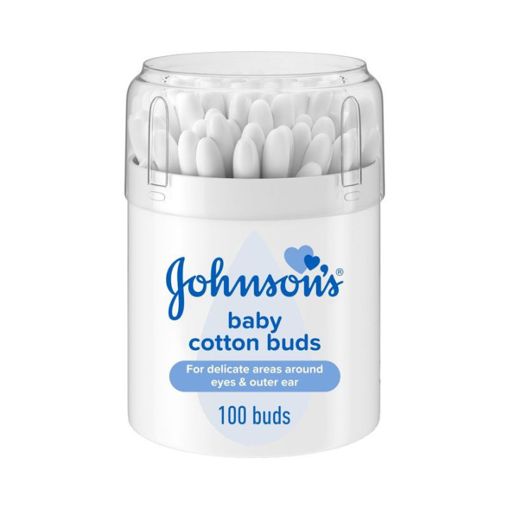 Johnson & Johnson Cotton Ear Buds, 100 pcs