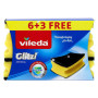 Vileda Glitzi Crystal +3Free Scourer Sponge 6P
