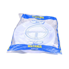Disposable No. 26 Round Compartment Plastic Plate 50P