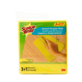 Scotch Brite 3+1 General Purpose Wipes 1Pcs