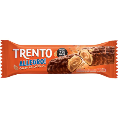Trento Allegro Choco Amendoim Chocolate 35G