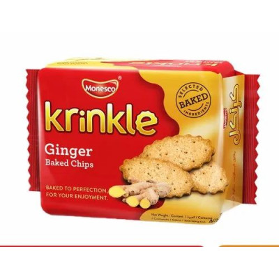 Monesco Krinkle Ginger Baked Chips 40G