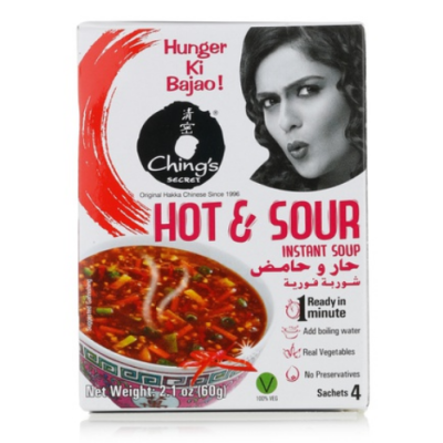 Chings Hot And Sour Instant Soup 60G
