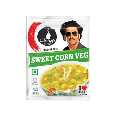 Chings Sweet Corn Veg Instant Soup 60G