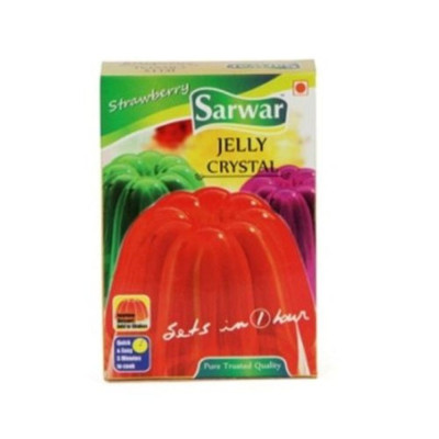 Sarwar Strawberry Veg Jelly Mix 100G