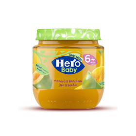 Hero Baby 6+ Months Mango And Banana Puree 125G