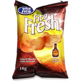 Fico Barbeque Fresh Potato Chips 18G