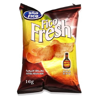 Fico Barbeque Fresh Potato Chips 18G