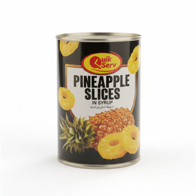 Quik-Serv Pineapple Sliced 3050G
