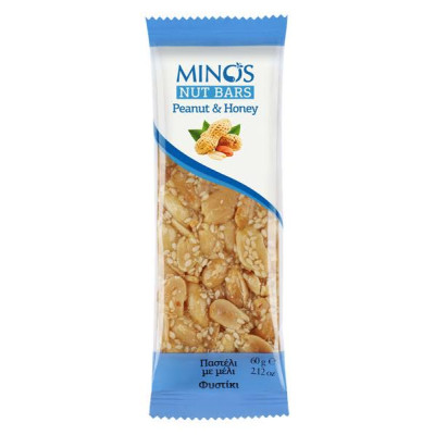 Minos Peanut Bars With Honey Mini Bites 200G