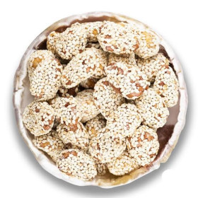 Minos Caramelized Almond With Sesame 220G