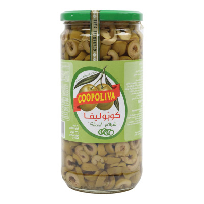 Coopoliva Whole Green Olives Btl 700G
