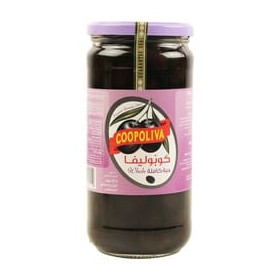Coopoliva Whole Black Olives Btl 700G