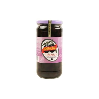 Coopoliva Whole Black Olives Btl 700G