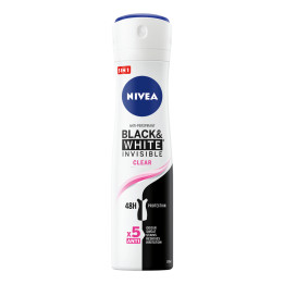 Nivea Black and White Invisible Deodorant Spray No. 82237, 150 ml