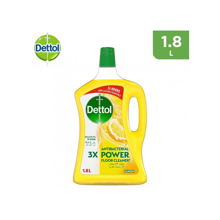 Dettol Lemon Floor Cleaner, 1.8 L