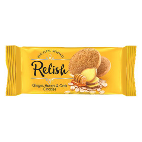 Relish Ginger Honey And Oats Cookies 42G