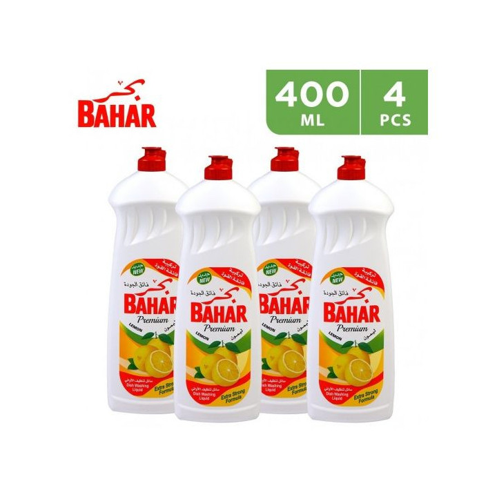 سائل غسيل الصحون بالليمون بهار، 400 مل × 4