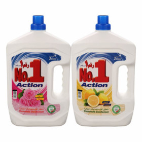 No.1 Action Pine+Lemon Combo Pack 3Lx2 Disinfectant Liquid 1Pkt