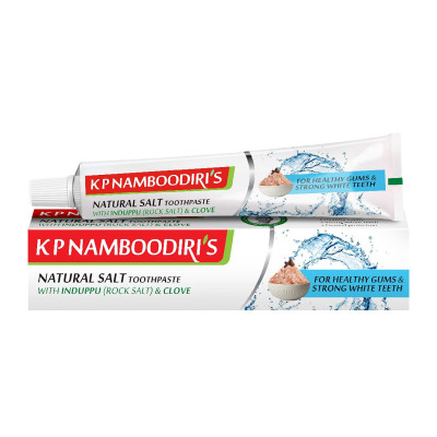 K.P. Namboodiris Natural Salt Herbal White Tooth Paste 125G
