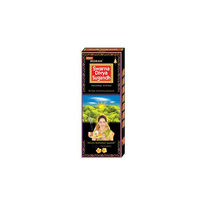 Moksh Swarna Divya Sugandh Incense Sticks, 20 pcs
