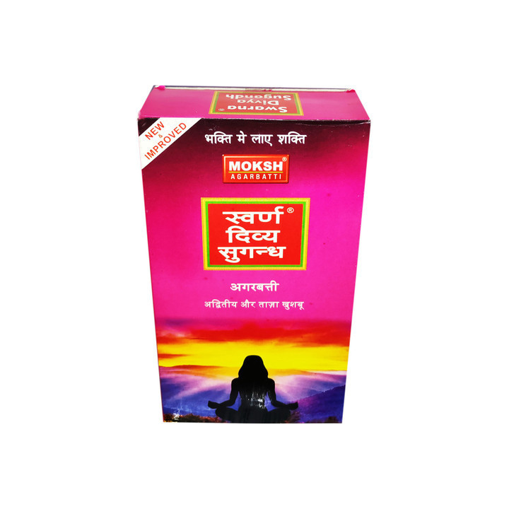 Moksh Swarna Divya Sugandh Incense Sticks, 20 pcs × 6