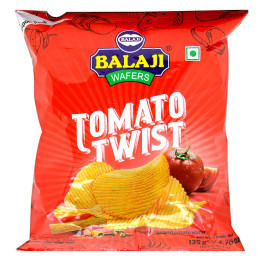 Balaji Tomato Twist Potato Wafers, 135 g