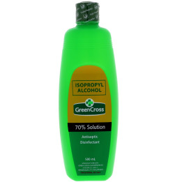 Green Cross Isopropyl Alcohol Antiseptic Disinfectant, 500 ml