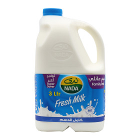 Nada Full Cream Family Pack Fresh Milk 3L