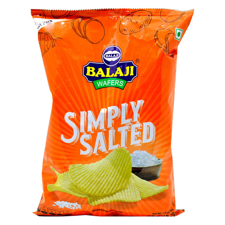 Balaji Simply Salted Potato Wafers, 150 g