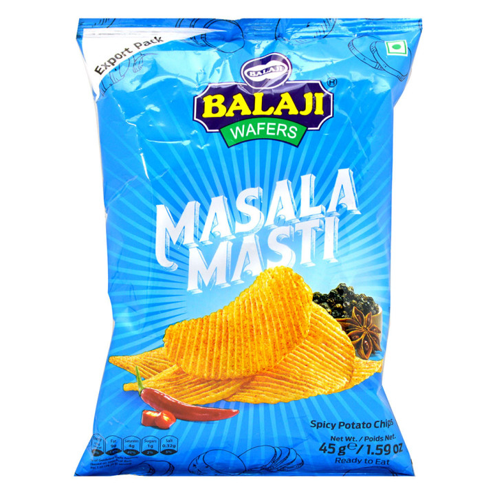 Balaji Masala Masti Potato Wafers, 45 g