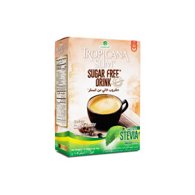 Tropicana Slim Sugar Free Drink 10 Caffe Latte With Stevia 140Gm