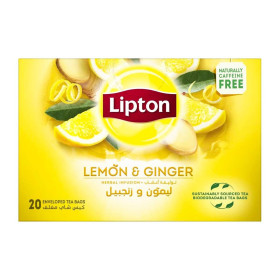 Lipto Lemon And Ginger Herbal Tea Bags 20Bags