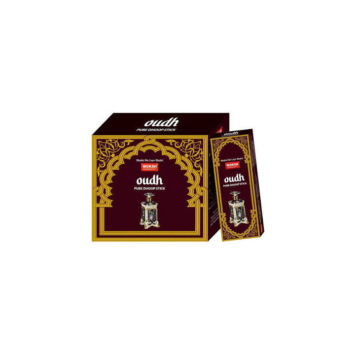 Moksh Oudh Pure Dhoop Sticks, 10 pcs × 12