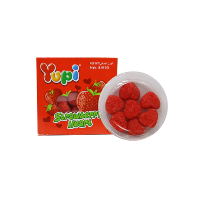 Yupi Strawberry Gummy Candies 14G. Philippines