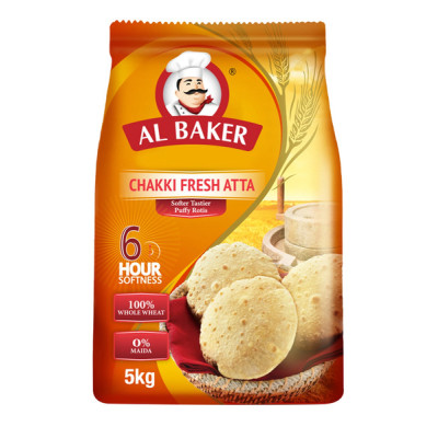 Al Baker Chakki Fresh Atta 5Kg. Uae