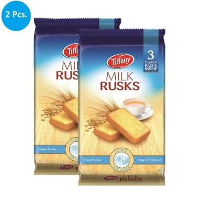 Tiffany Twin Pack 335G Milk Rusk 1Pc