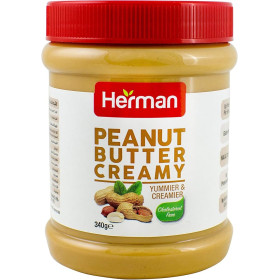 Herman Creamy Peanut Butter 340Gm