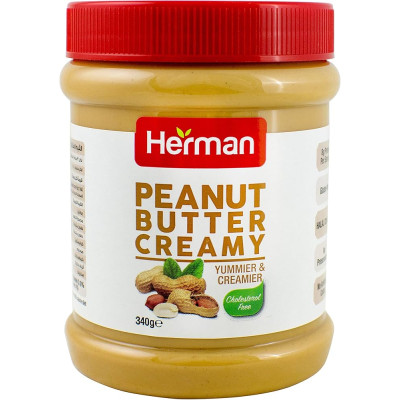 Herman Creamy Peanut Butter 340Gm