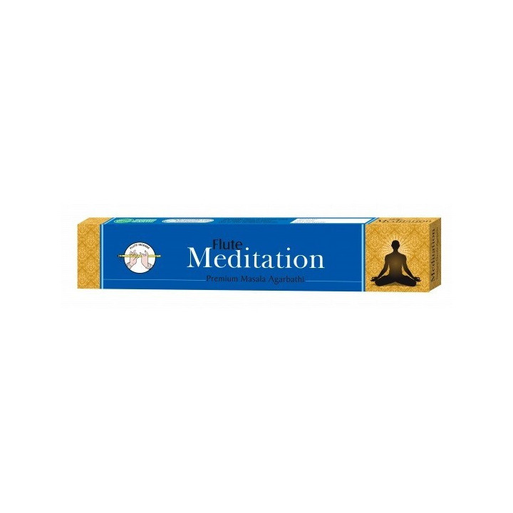 Flute Meditation Premium Masala Incense Sticks, 12 pcs