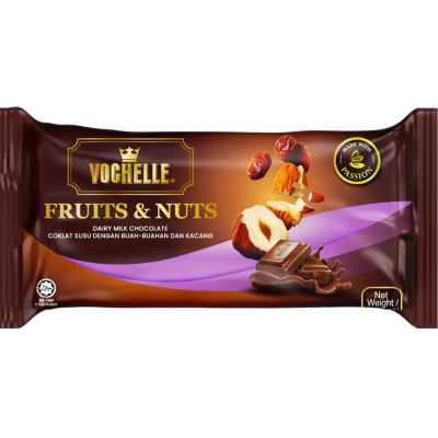 Vochelle Block Fruitandnuts 175Gm