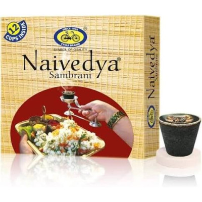 Cycle Naivedya Cup Sambrani 12Pc
