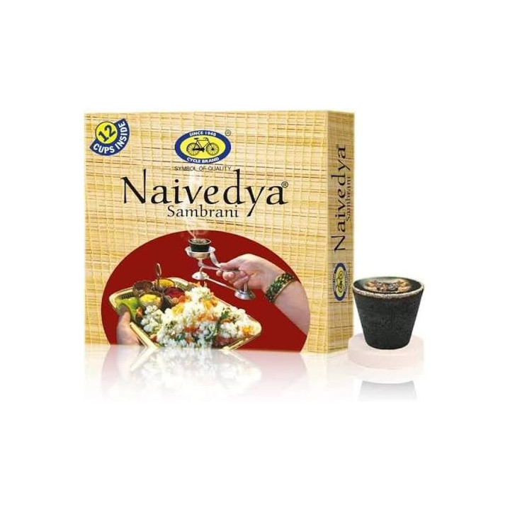 Cycle Naivedya Sambrani Incense Cups, 12 pcs