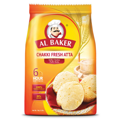 Al Baker Chakki Fresh Atta 1Kg