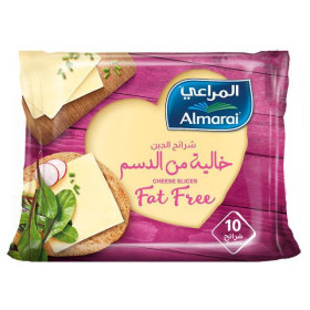 Almarai Cheddar Fat Free Slices 200Gms