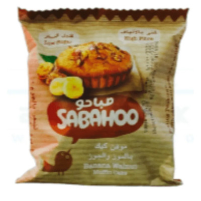 Sabahoo Banana Valnut Mufin 90Gm