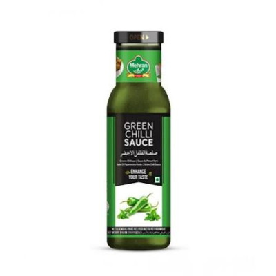 Mehran Green Chilli Sauce 310G X 12. Pakistan